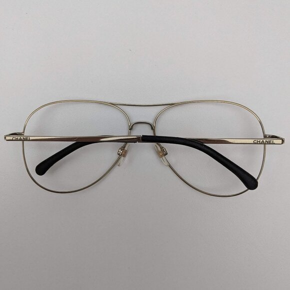 🕶️Frame Only! Chanel 4189-T-Q Aviator Sunglasses 59/14 135 /KAA318🕶️ - Picture 2 of 7